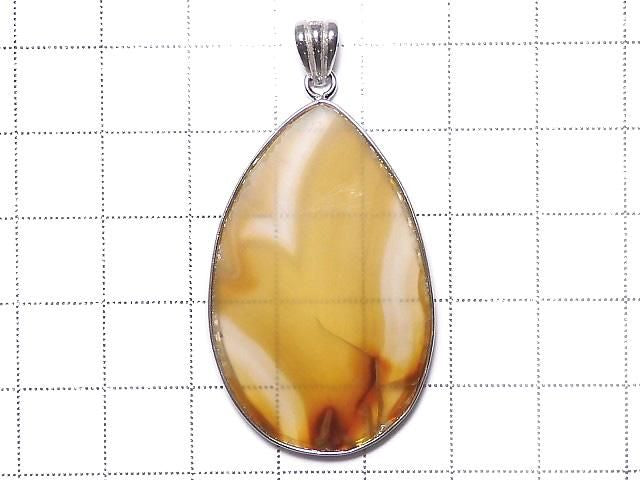 Iris Agate Pendant Silver 925 No. 7 [One of a kind]