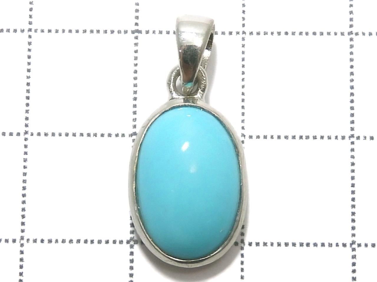 Kingman Turquoise AAA- Pendant Silver 925 No. 113 [One of a kind]