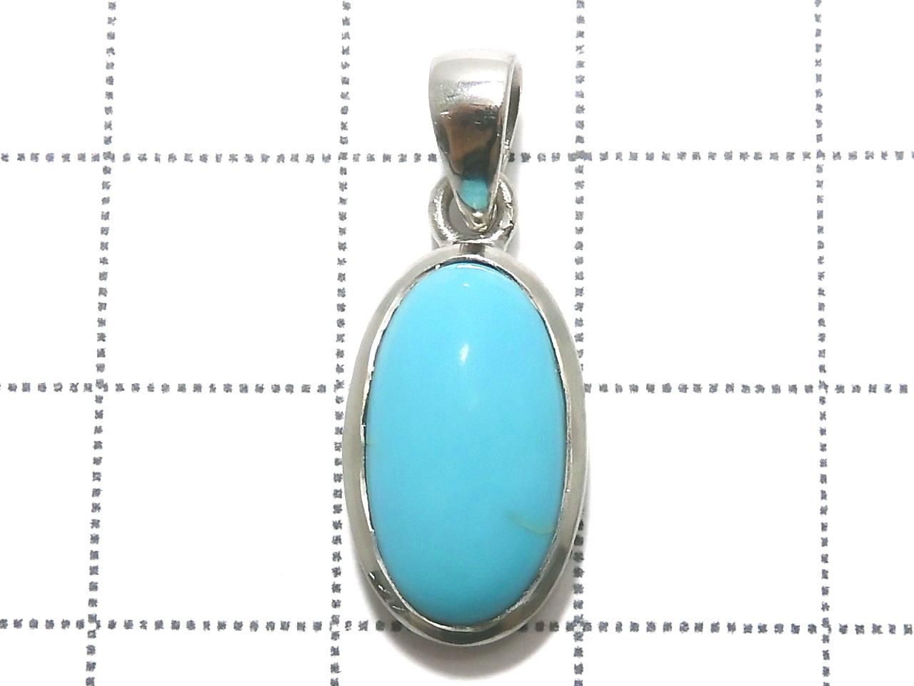 Kingman Turquoise AAA- Pendant Silver 925 No. 114 [One of a kind]