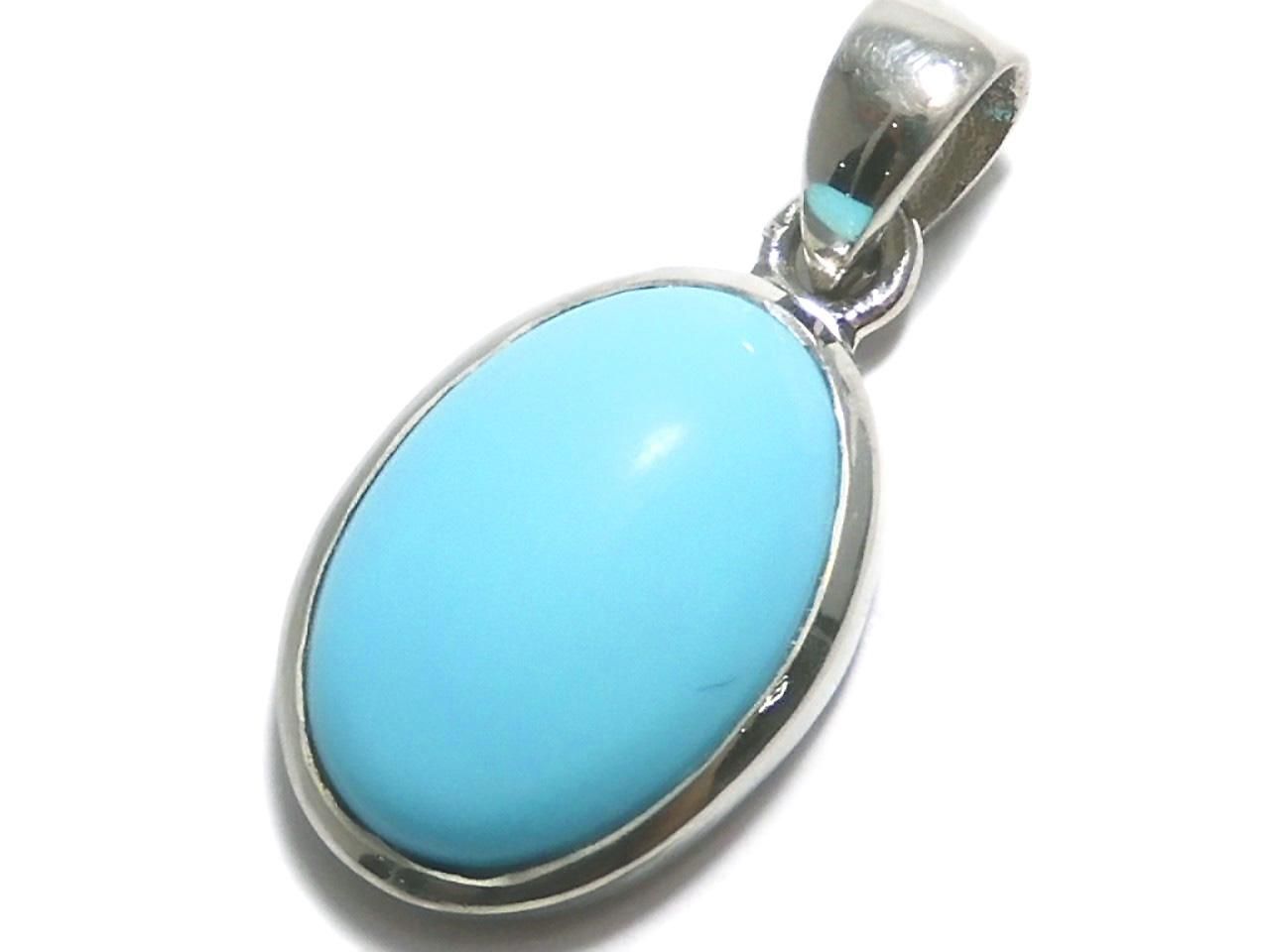 Kingman Turquoise AAA- Pendant Silver 925 No. 115 [One of a kind]