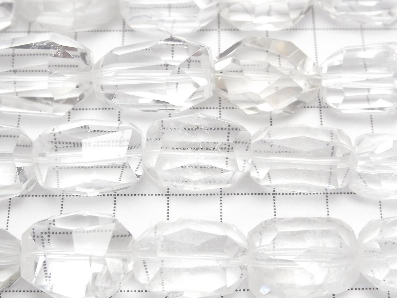 Crystal AA++ Faceted Nugget 1strand beads (approx. 14 inches/34 cm)