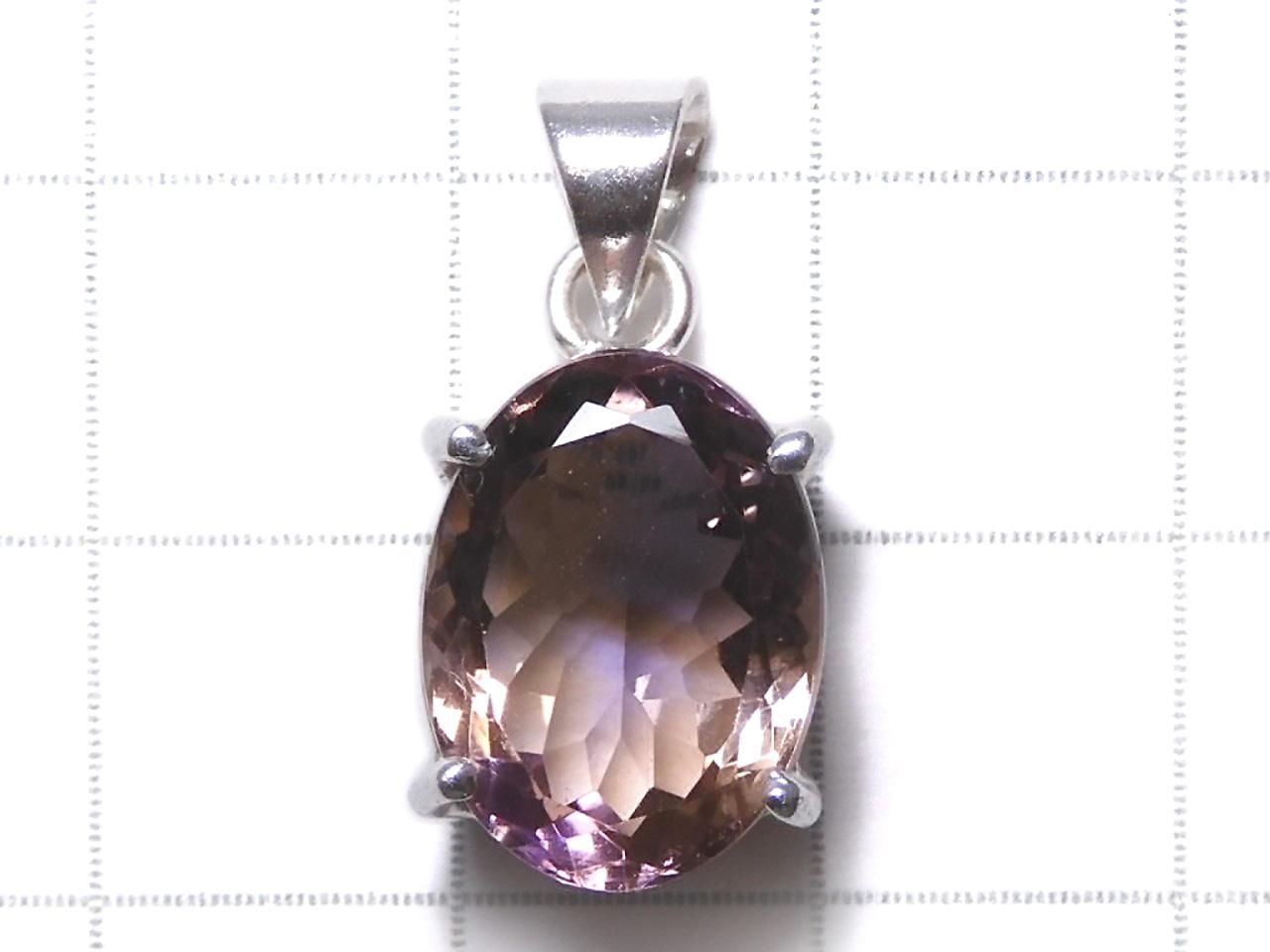 High Quality Ametrine AAA Faceted Pendant Silver925 NO.265 [One of a kind]