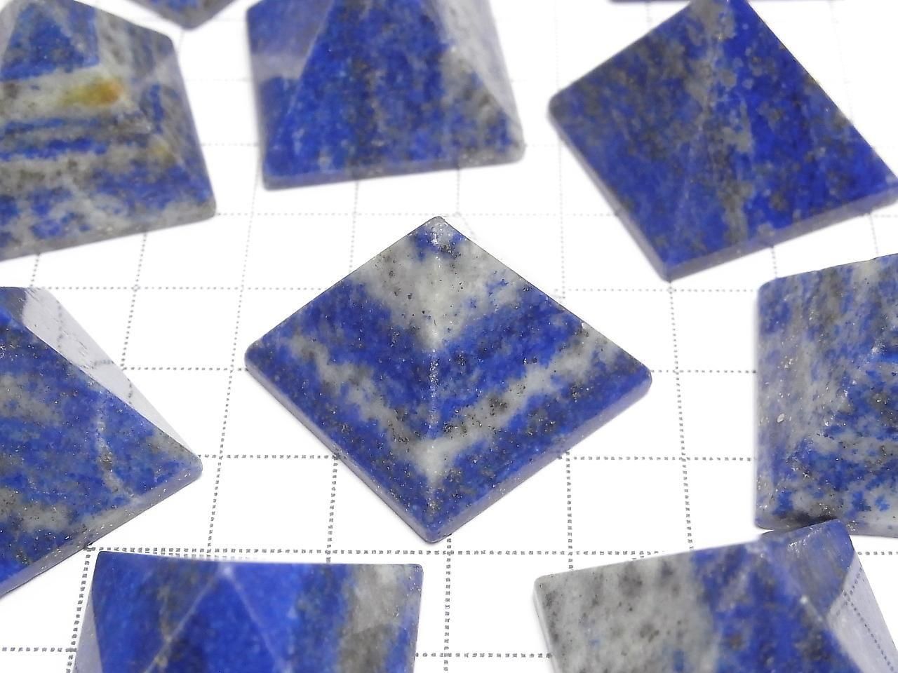 Lapislazuli AA Pyramid Shape 26x26x20mm 1pc
