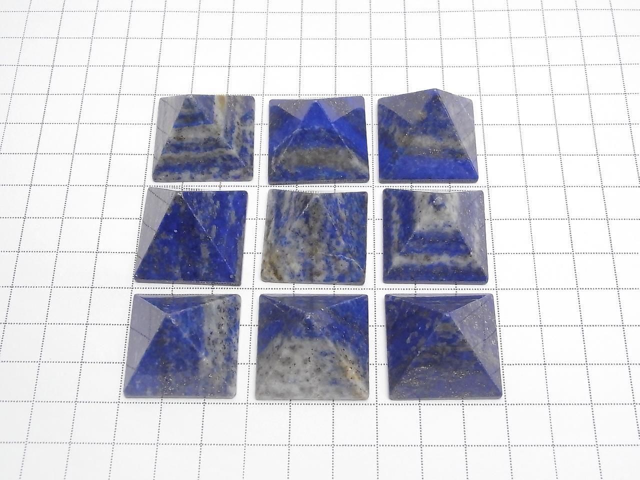 Lapislazuli AA Pyramid Shape 26x26x20mm 1pc