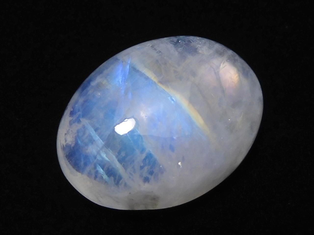 High Quality Rainbow Moonstone AAA Cabochon 1pc NO.86 [One of a kind]