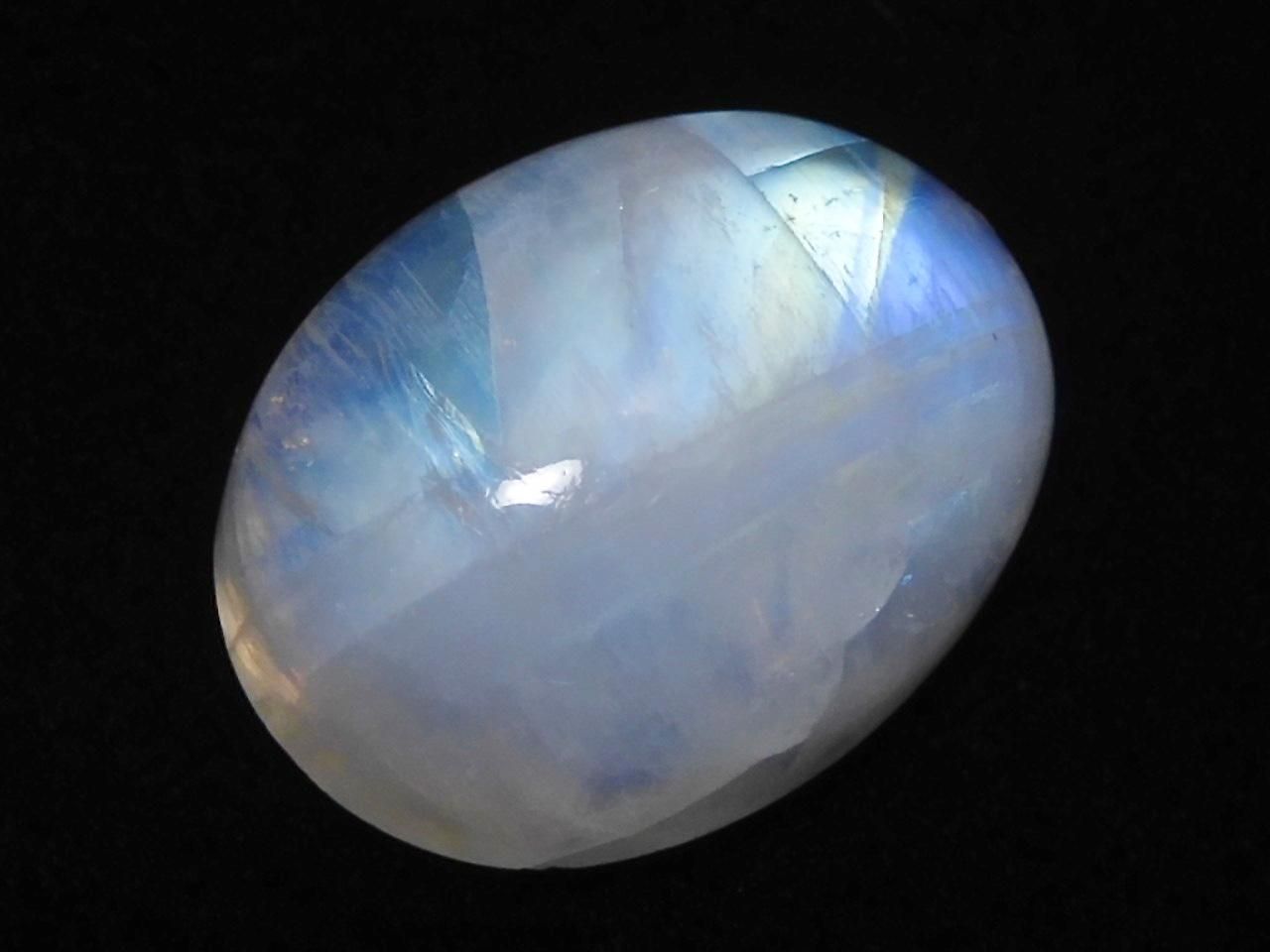 High Quality Rainbow Moonstone AAA Cabochon 1pc NO.90 [One of a kind]