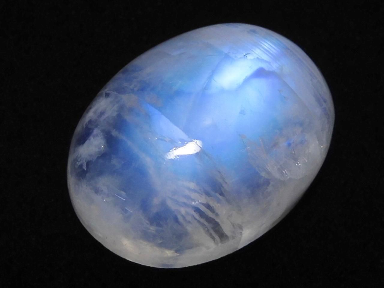 High Quality Rainbow Moonstone AAA Cabochon 1pc NO.94 [One of a kind]
