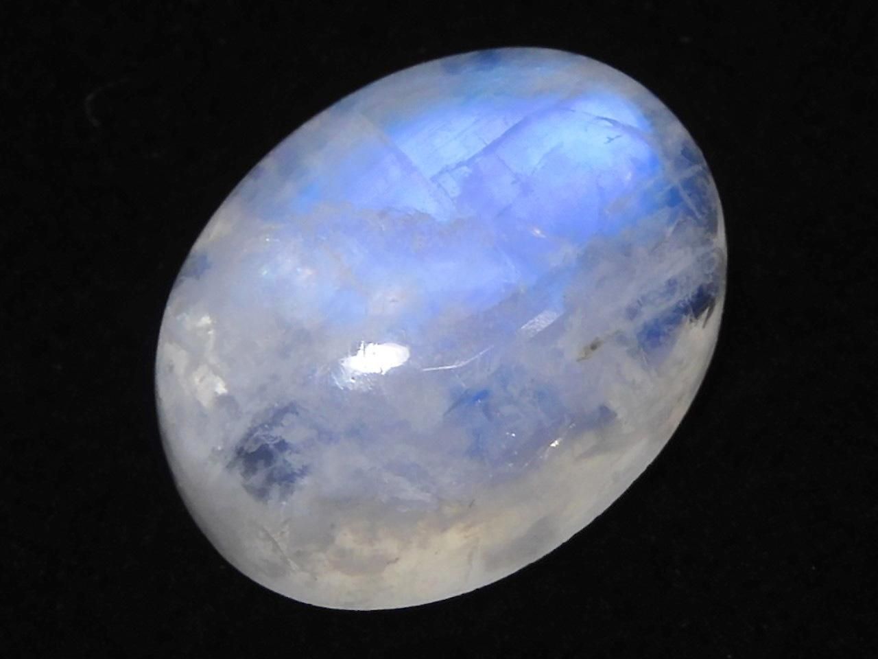 High Quality Rainbow Moonstone AAA Cabochon 1pc NO.95 [One of a kind]