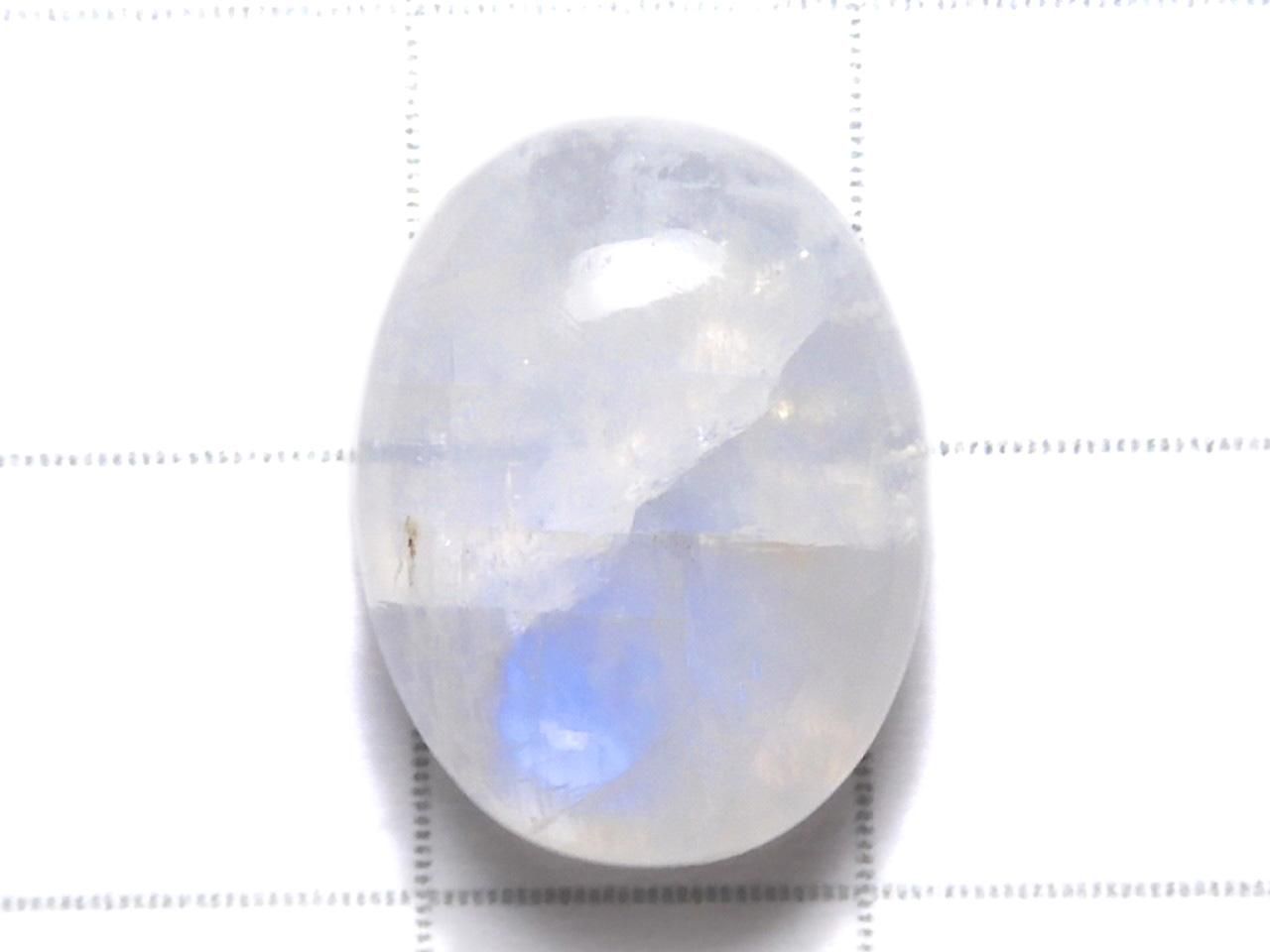 High Quality Rainbow Moonstone AAA Cabochon 1pc NO.95 [One of a kind]