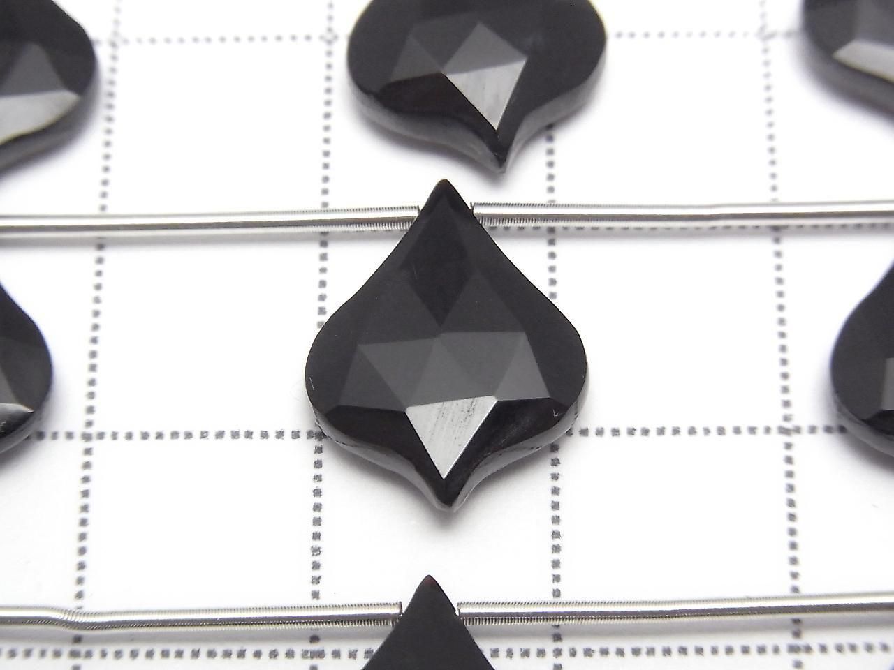 Onyx AAA Lantern Shape Cut 16x12mm 1strand beads (5pcs)