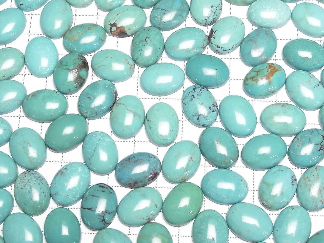 Turquoise AA++ Oval Cabochon 20x15mm 1pc