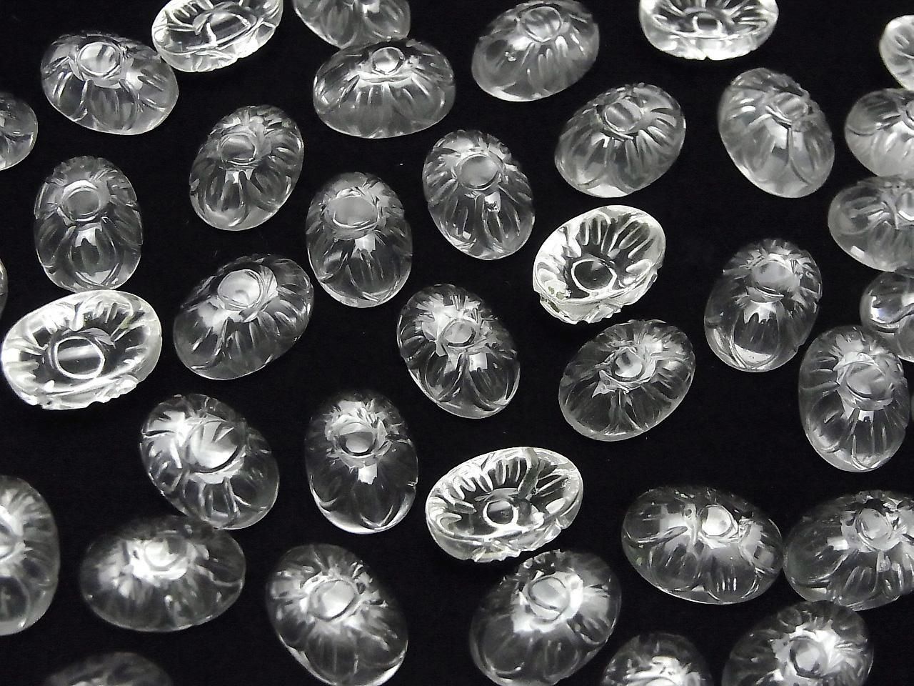 High Quality Crystal AAA Carved Oval Cabochon 14x10mm 1pc