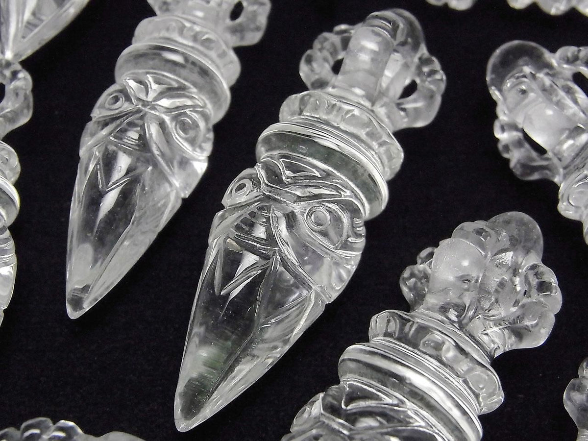 Crystal AAA Phurba 60mm-65mm [Undrilled] 1pc