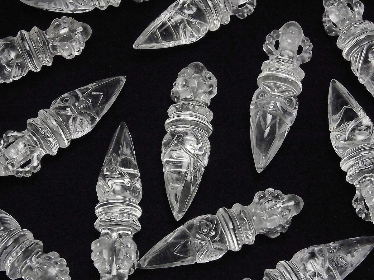 Crystal AAA Phurba 60mm-65mm [Undrilled] 1pc