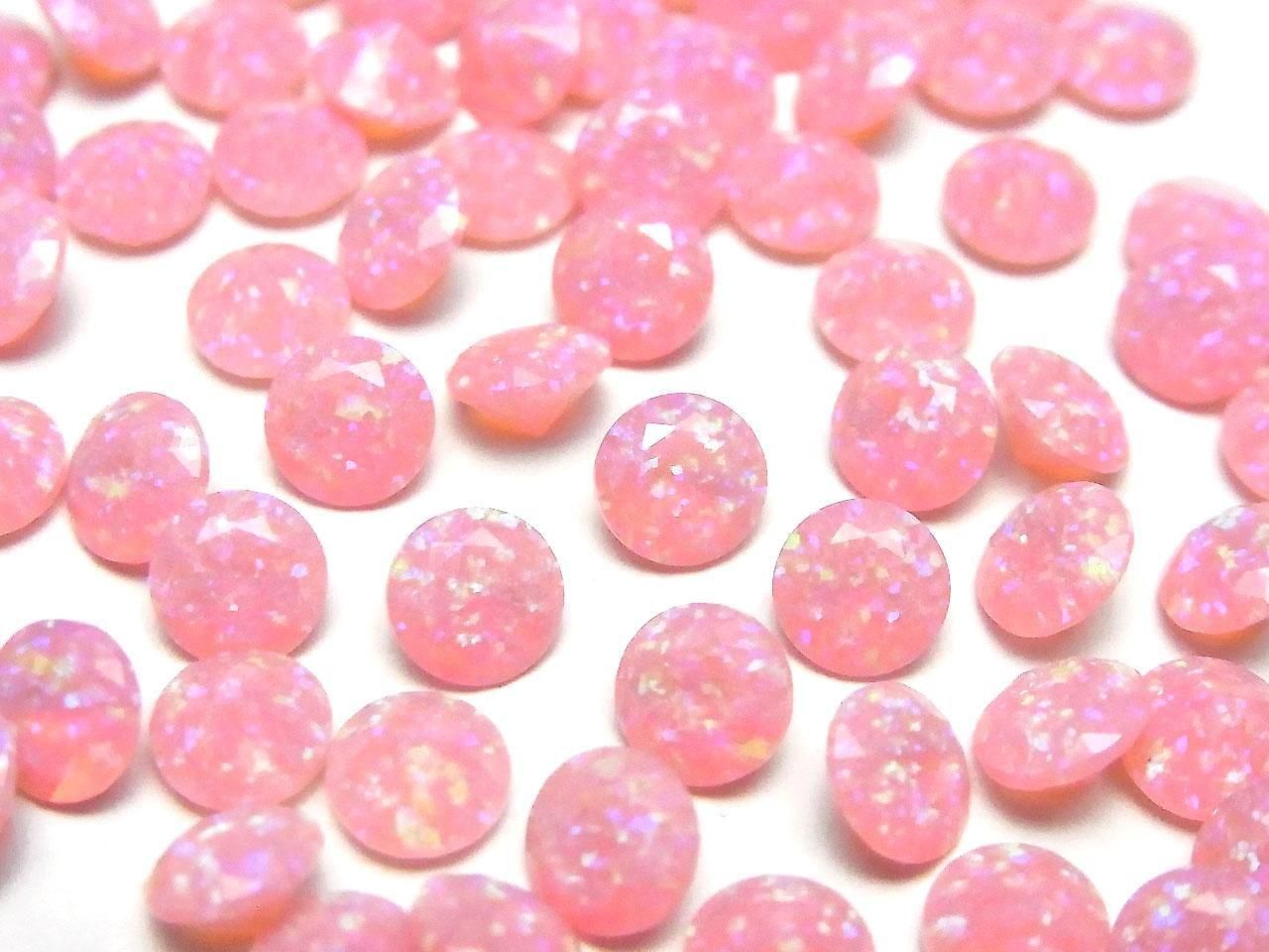 Kyoto Opal Loose Stone Round Faceted 6x6mm [Pink] 1pc