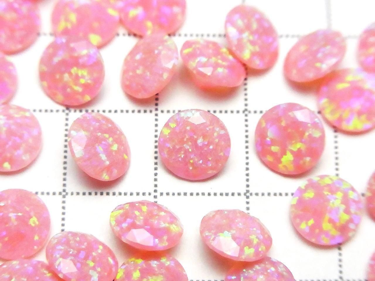 Kyoto Opal Loose Stone Round Faceted 8x8mm [Pink] 1pc
