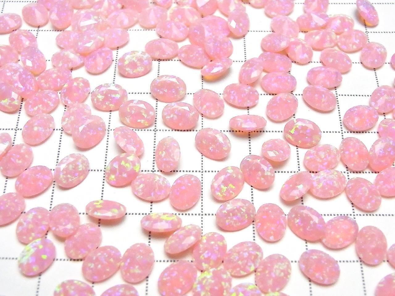 Kyoto Opal Loose Stone Oval Faceted 8x6mm [Pink] 1pc