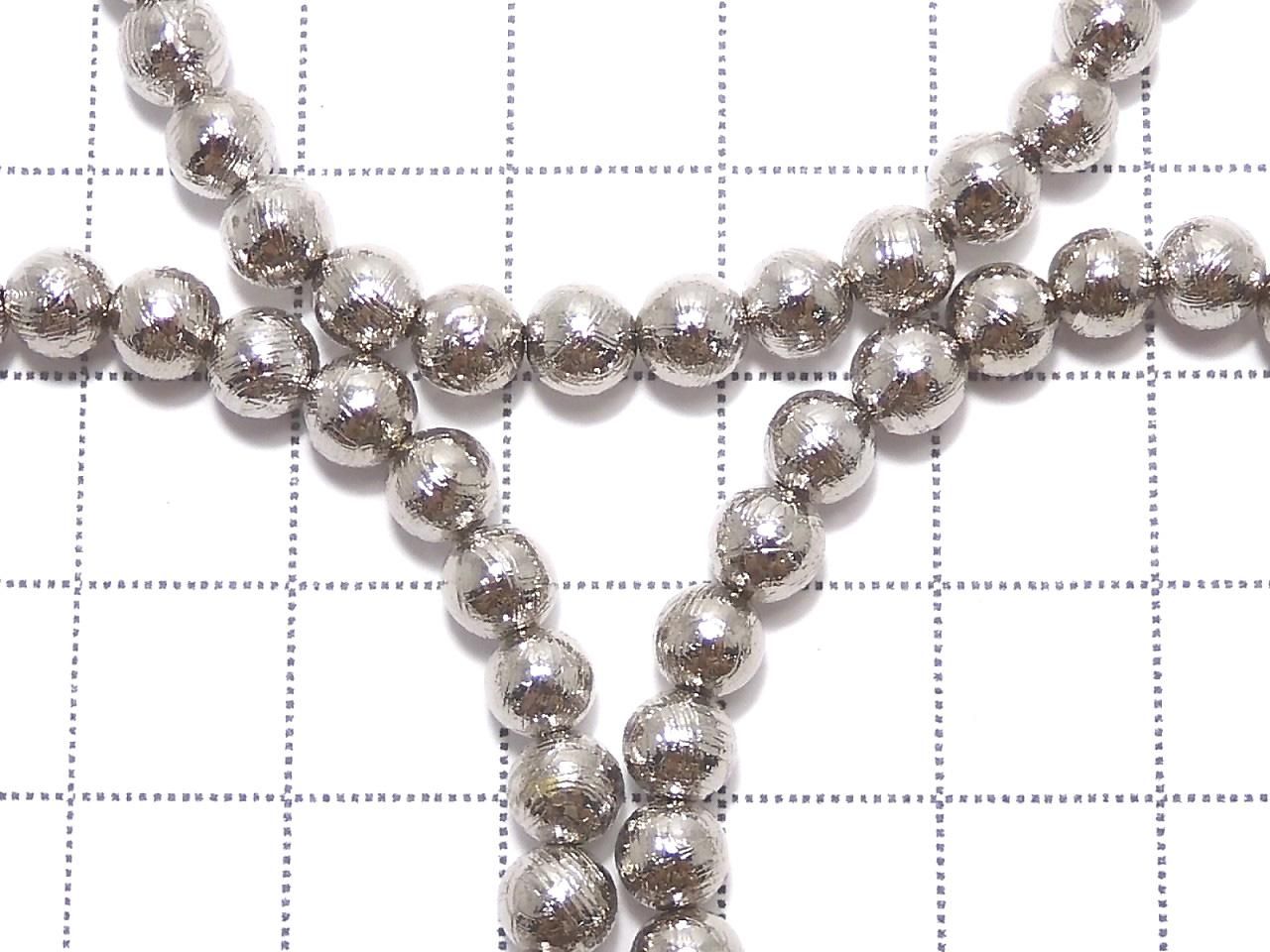 Meteorite (Muonionalusta ) Round 5mm 1strand beads (Bracelet)