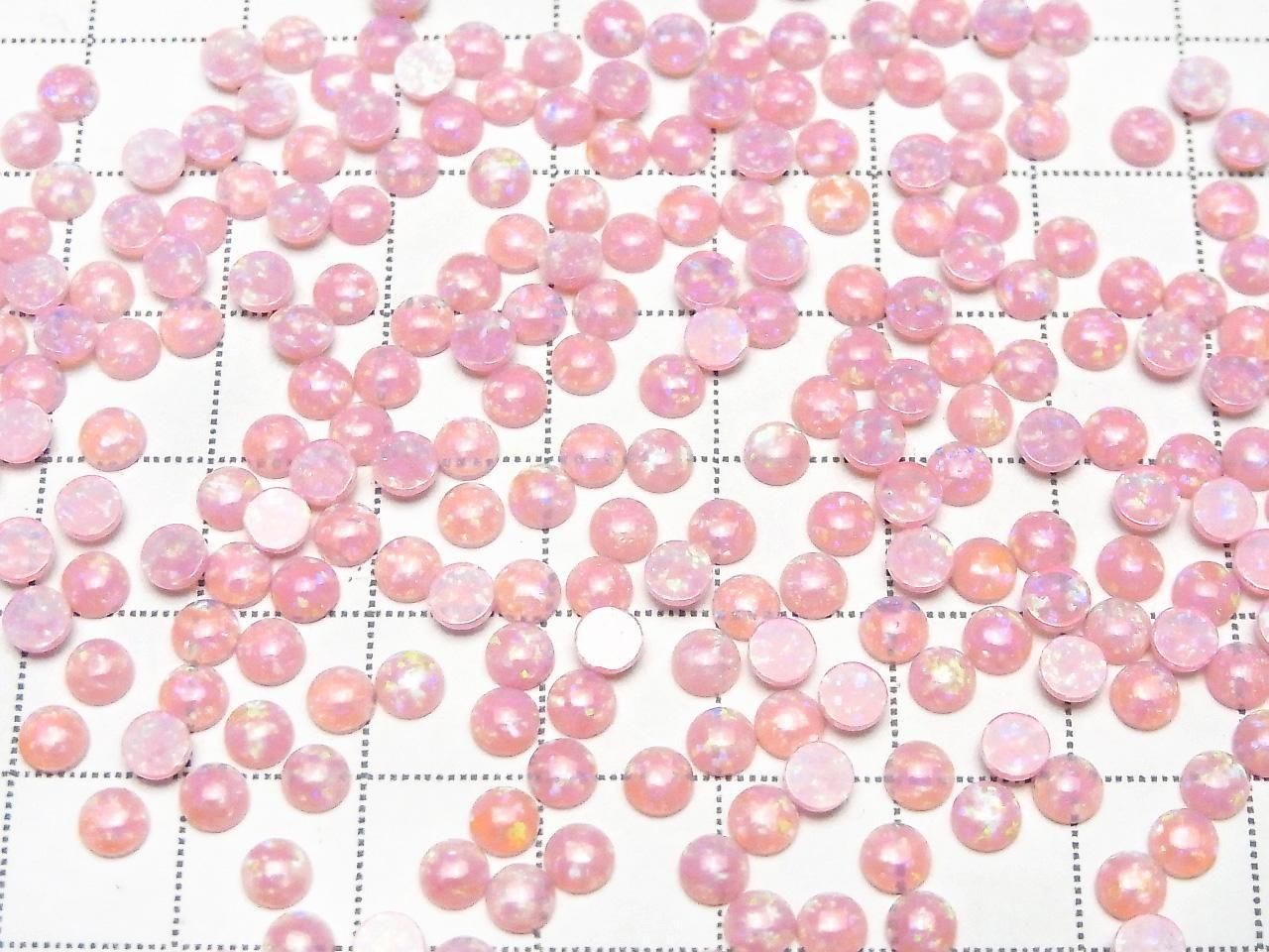 Kyoto Opal Round Cabochon 4x4mm [Pink] 5pcs