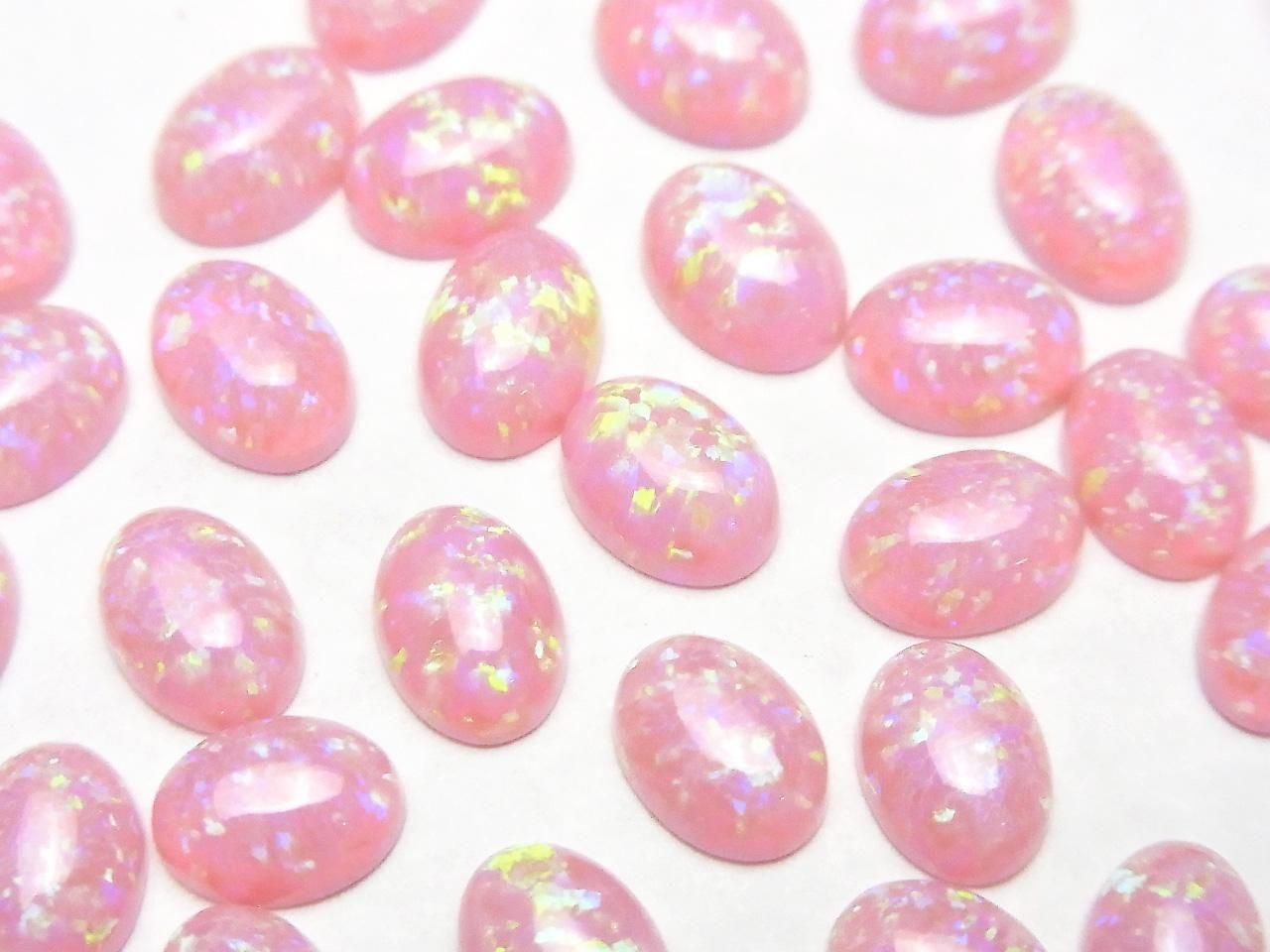 Kyoto Opal Oval Cabochon 8x6mm [Pink] 2pcs