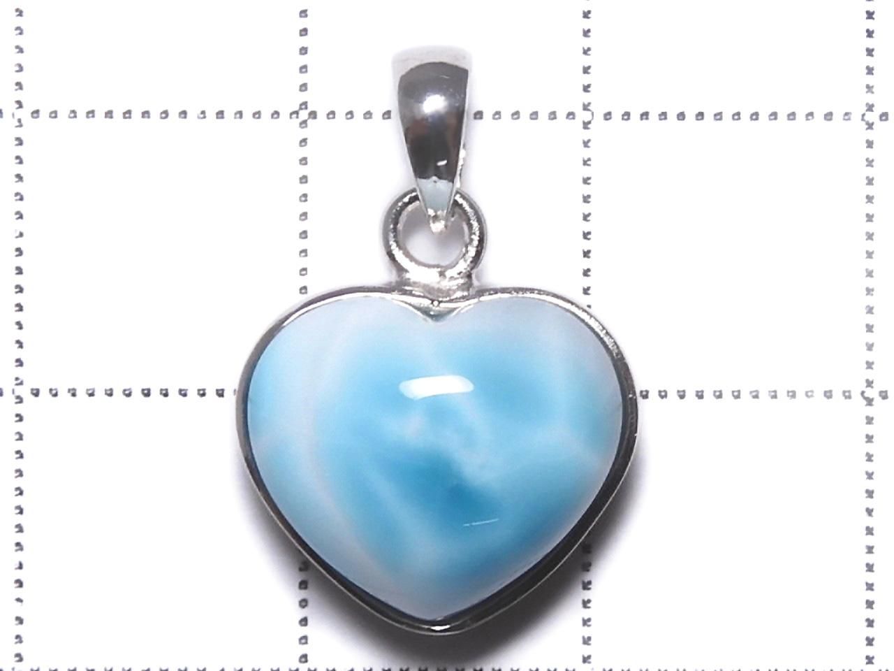 Larimar Pectolite AAA Pendant Silver925 NO.392 [One of a kind]