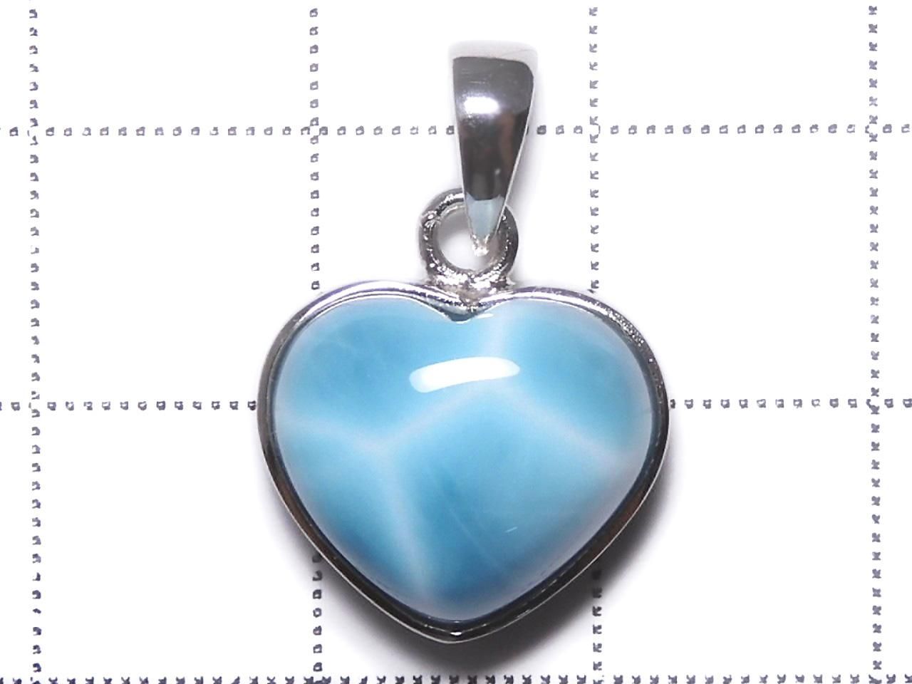 Larimar Pectolite AAA Pendant Silver925 NO.394 [One of a kind]