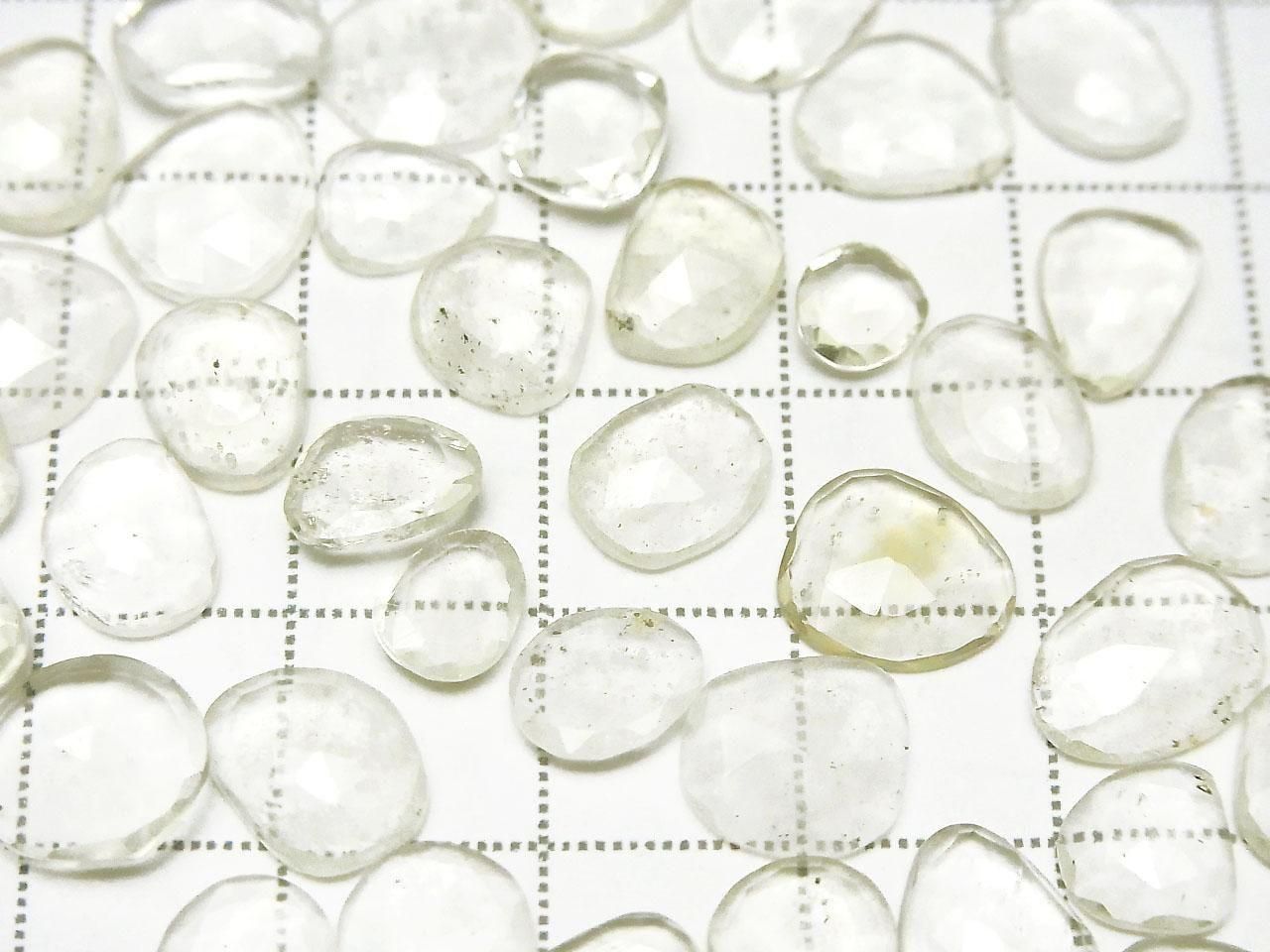 High Quality Libyan Desert Glass AAA- Loose Stone Freeform Single-Sided Rose Cut 3pcs