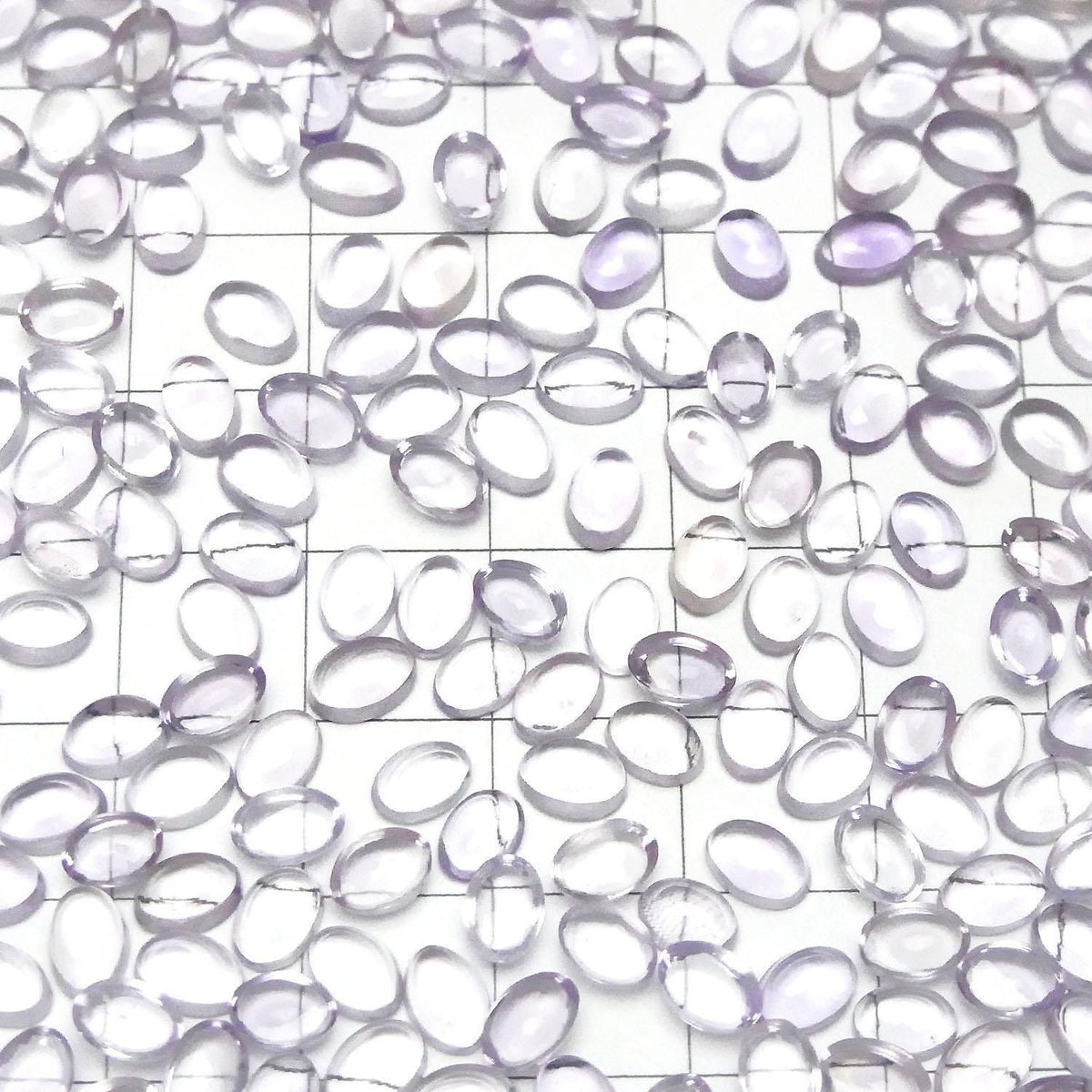 High Quality Pink Amethyst AAA Oval Cabochon 6x4mm 5pcs