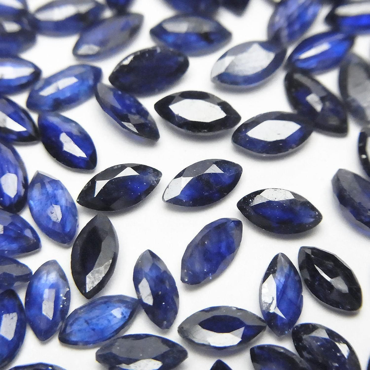 High Quality Blue Sapphire AAA- Loose stone Marquise Faceted 6x3mm 5pcs