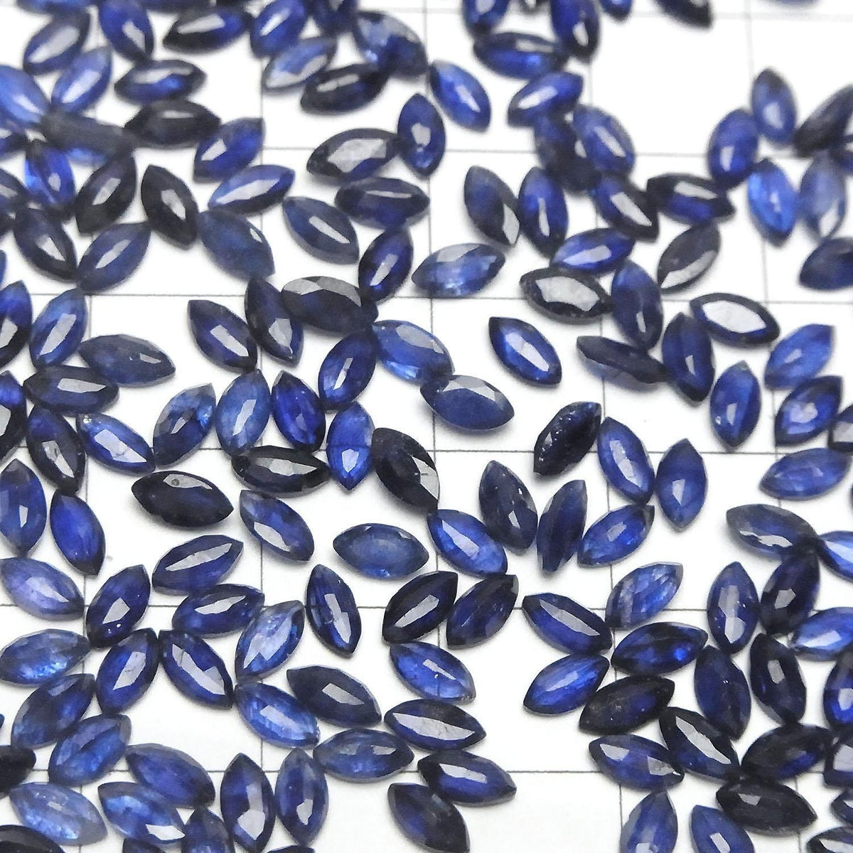High Quality Blue Sapphire AAA- Loose stone Marquise Faceted 6x3mm 5pcs