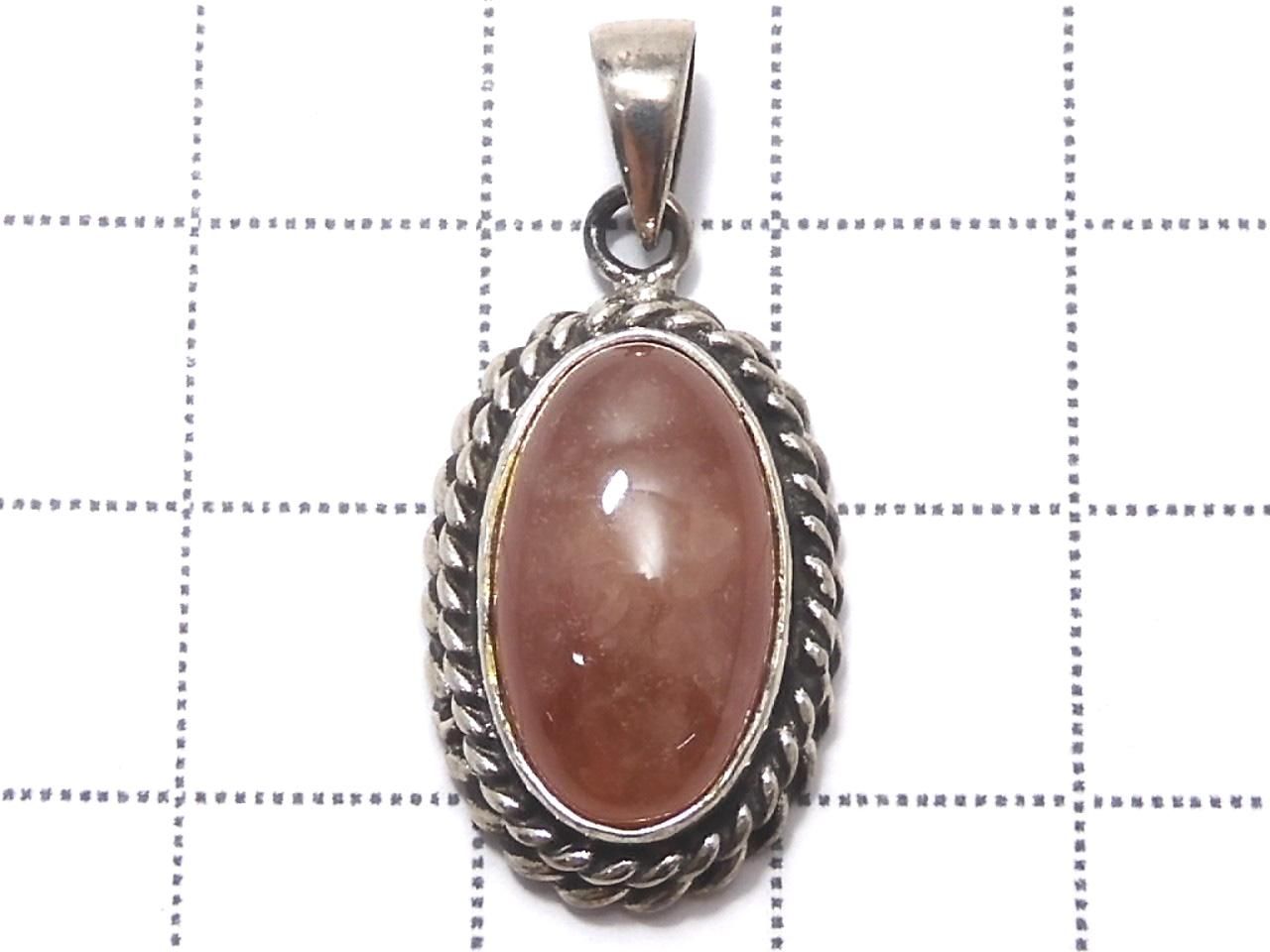 Peruvian Rhodochrosite AA++ Pendant Silver 925 No. 1 [One of a kind]