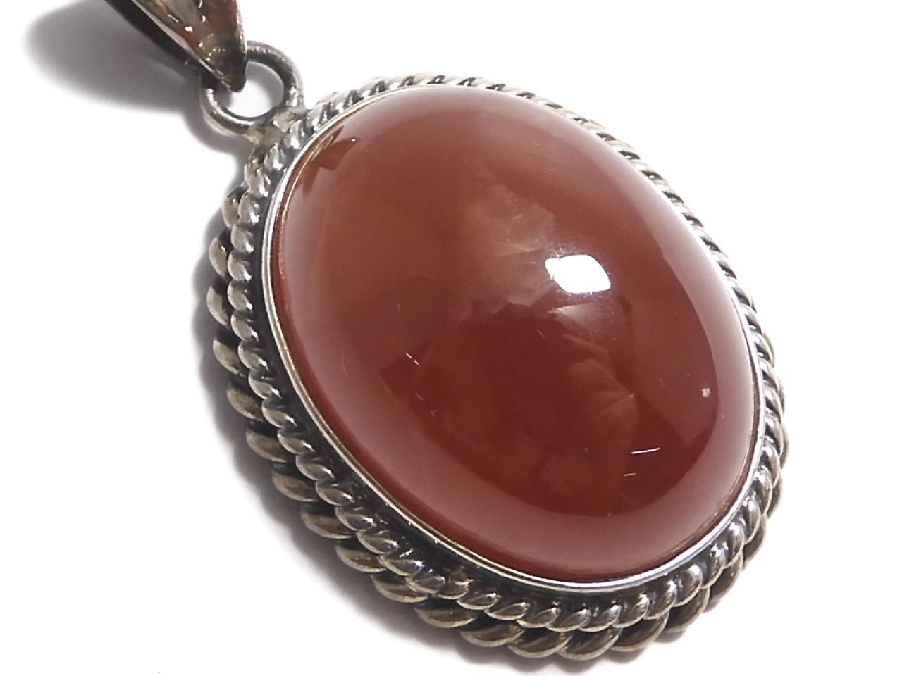 Peruvian Rhodochrosite AAA Pendant Silver 925 No. 5 [One of a kind]