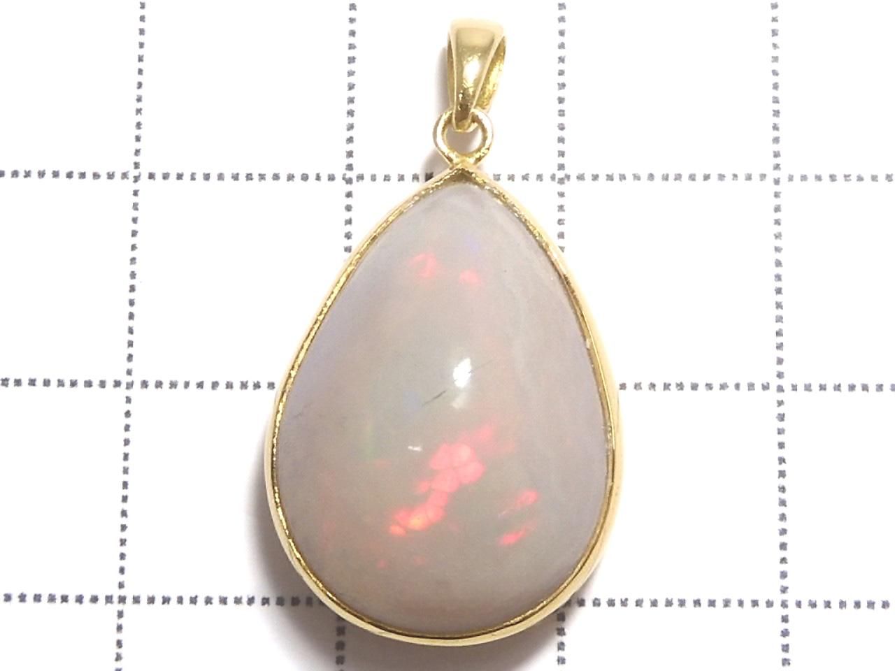 Ethiopian Opal AAA- Pendant 18KGP NO.6 [One of a kind]