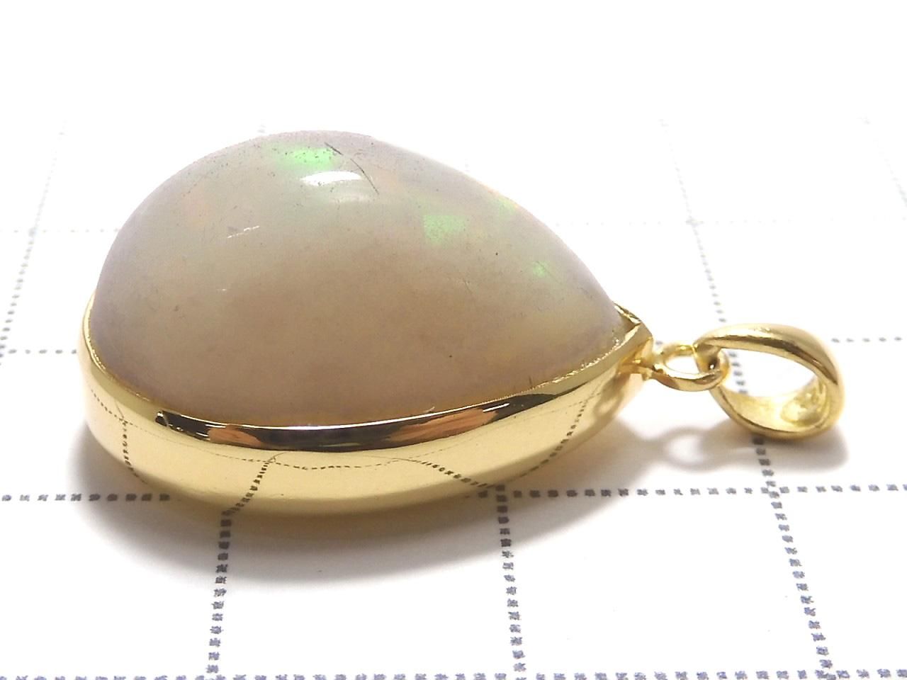 Ethiopian Opal AAA- Pendant 18KGP NO.6 [One of a kind]