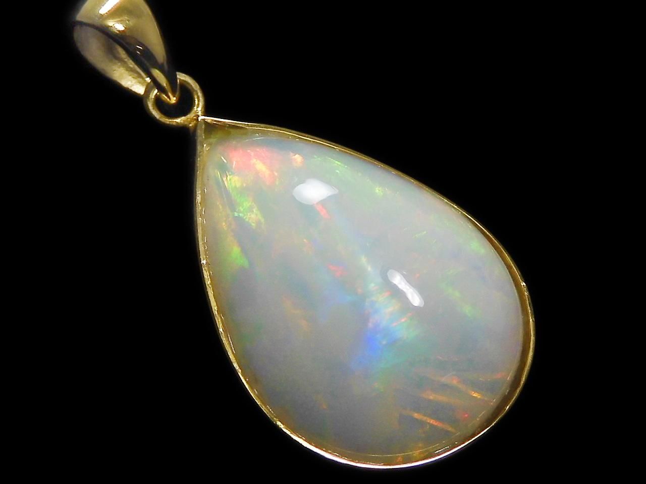 Ethiopian Opal AAAA Pendant 18KGP NO.7 [One of a kind]