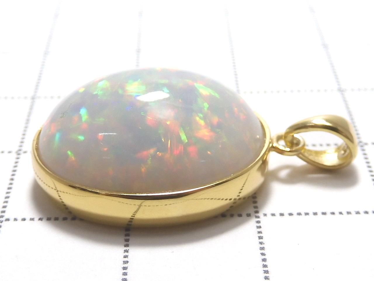 Ethiopian Opal AAAA Pendant 18KGP NO.8 [One of a kind]