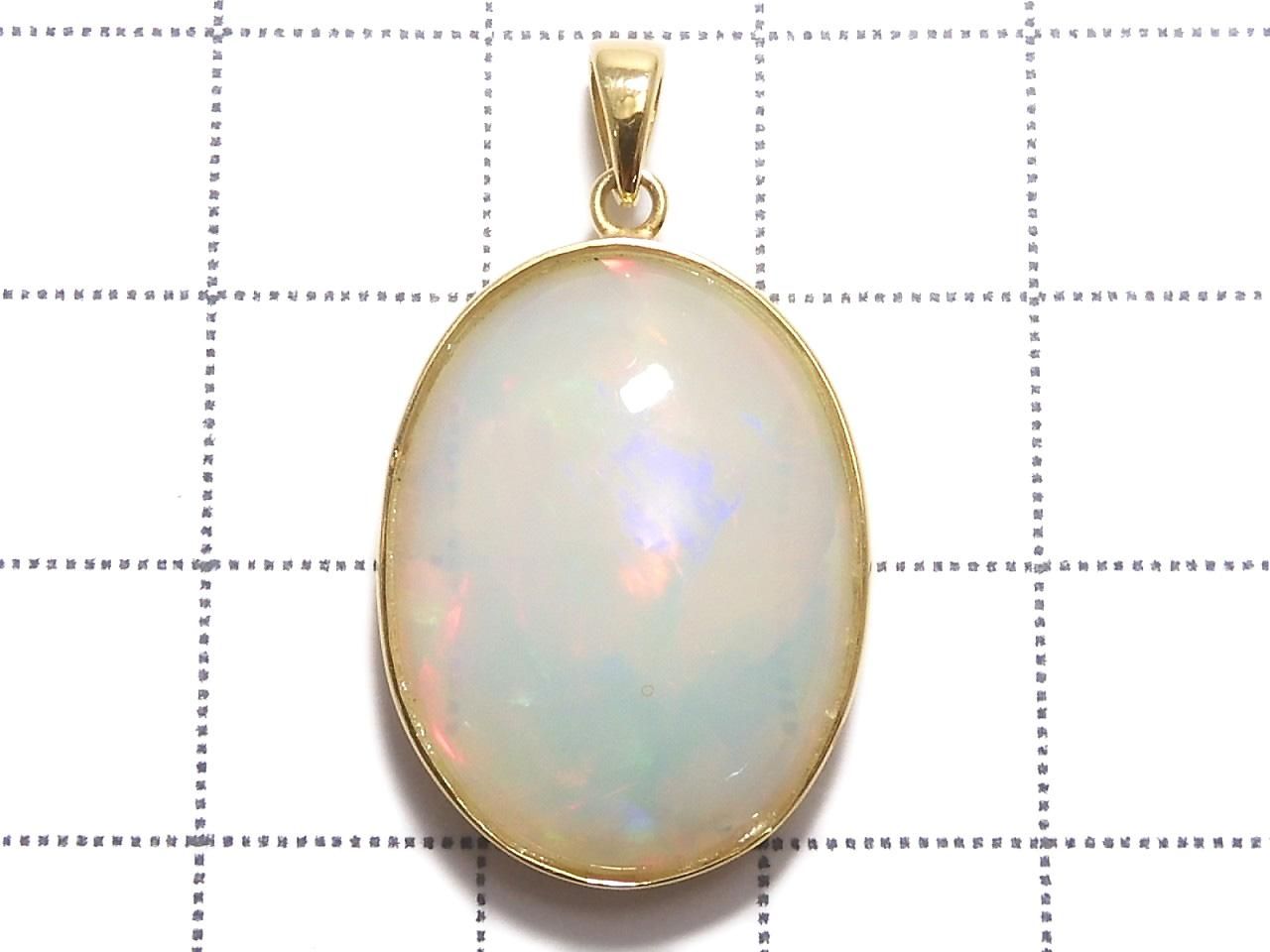 Ethiopian Opal AAAA Pendant 18KGP NO.9 [One of a kind]