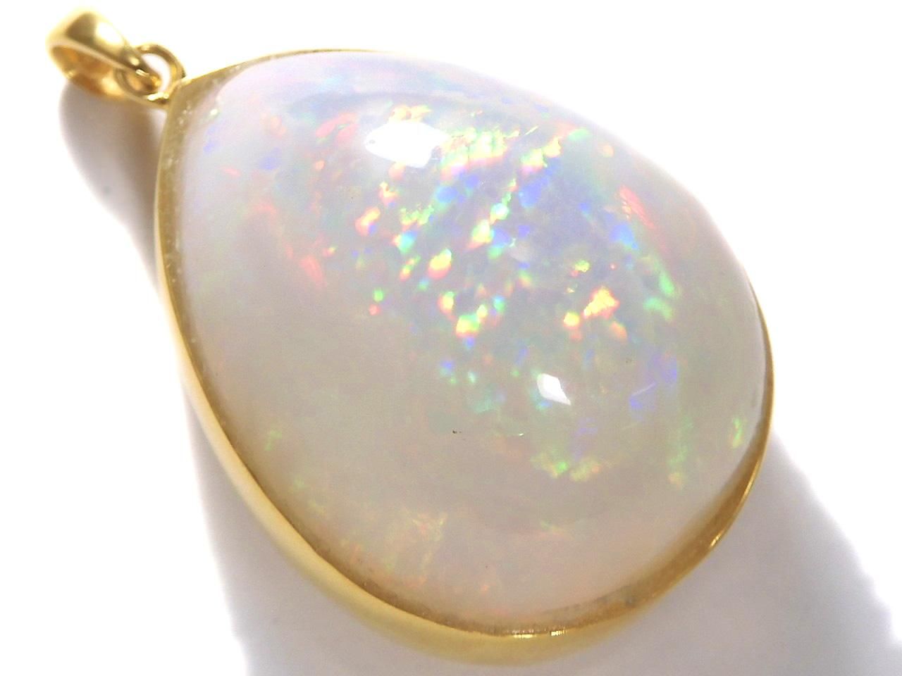 Ethiopian Opal AAAA Pendant 18KGP NO.10 [One of a kind]