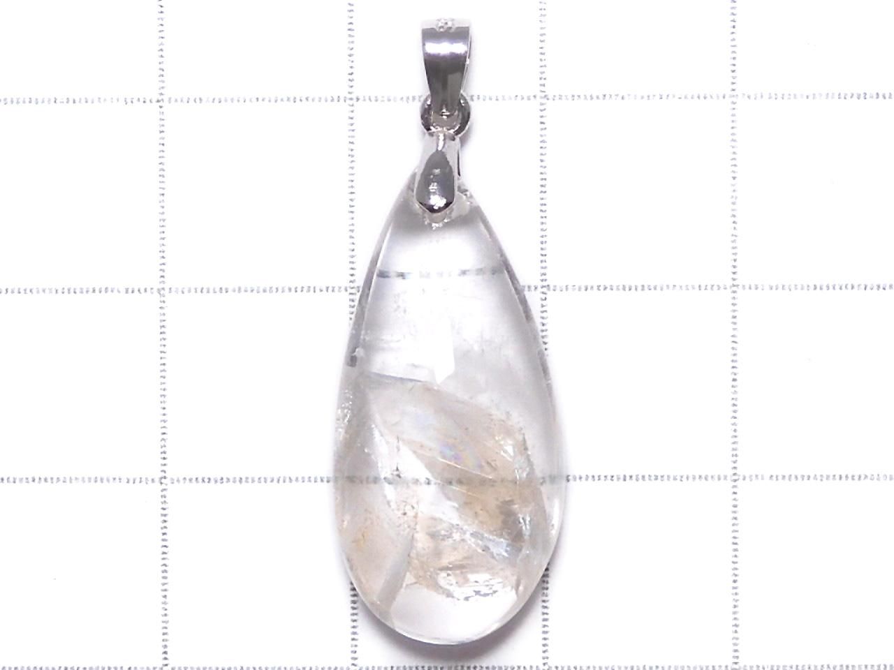 Crystal in Quartz Pendant Silver925 NO.126 [One of a kind]