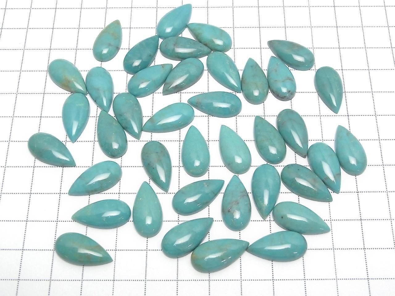 Turquoise AAA- Pear shape Cabochon 20x10mm 1pc