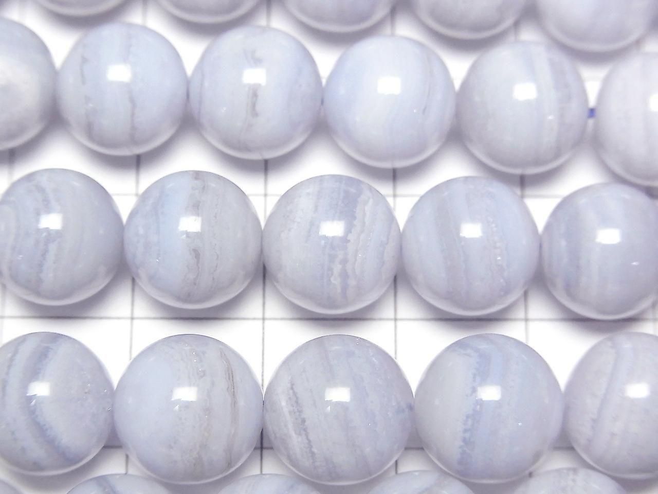 Blue Lace Agate AA++ Round 10mm half or 1strand beads (aprx.15inch/38cm)