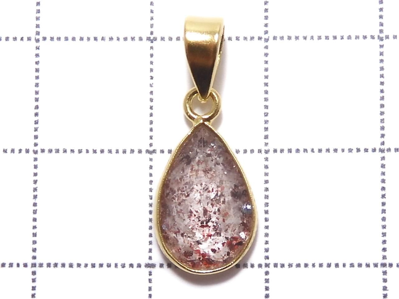 Elestial Quartz AAA Pendant 18KGP NO.388 [One of a kind]