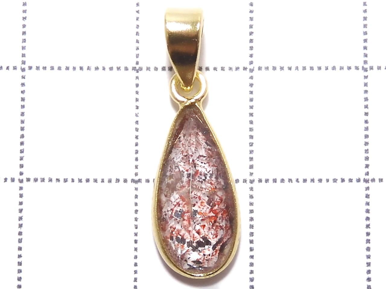 Elestial Quartz AAA Pendant 18KGP NO.393 [One of a kind]