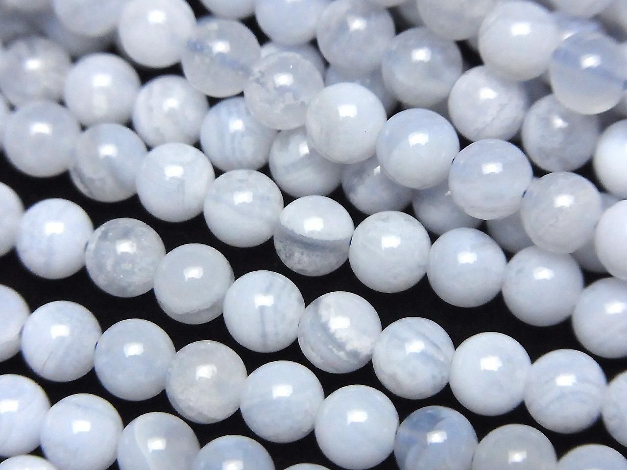 Blue Lace Agate AA++ Round 5mm 1strand beads (aprx.15inch/36cm)