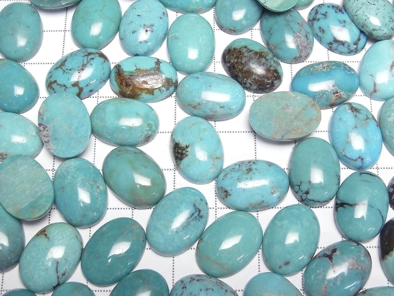 Turquoise AA++ Oval Cabochon 18x13mm [Blue] 1pc