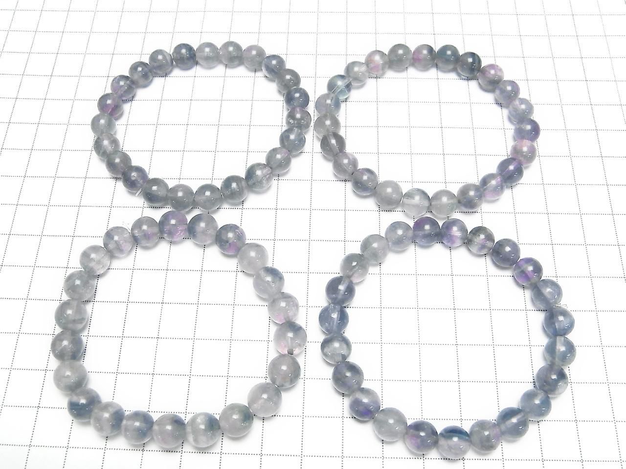 Multicolor Fluorite AA++ Round 8mm 1strand beads (Bracelet)