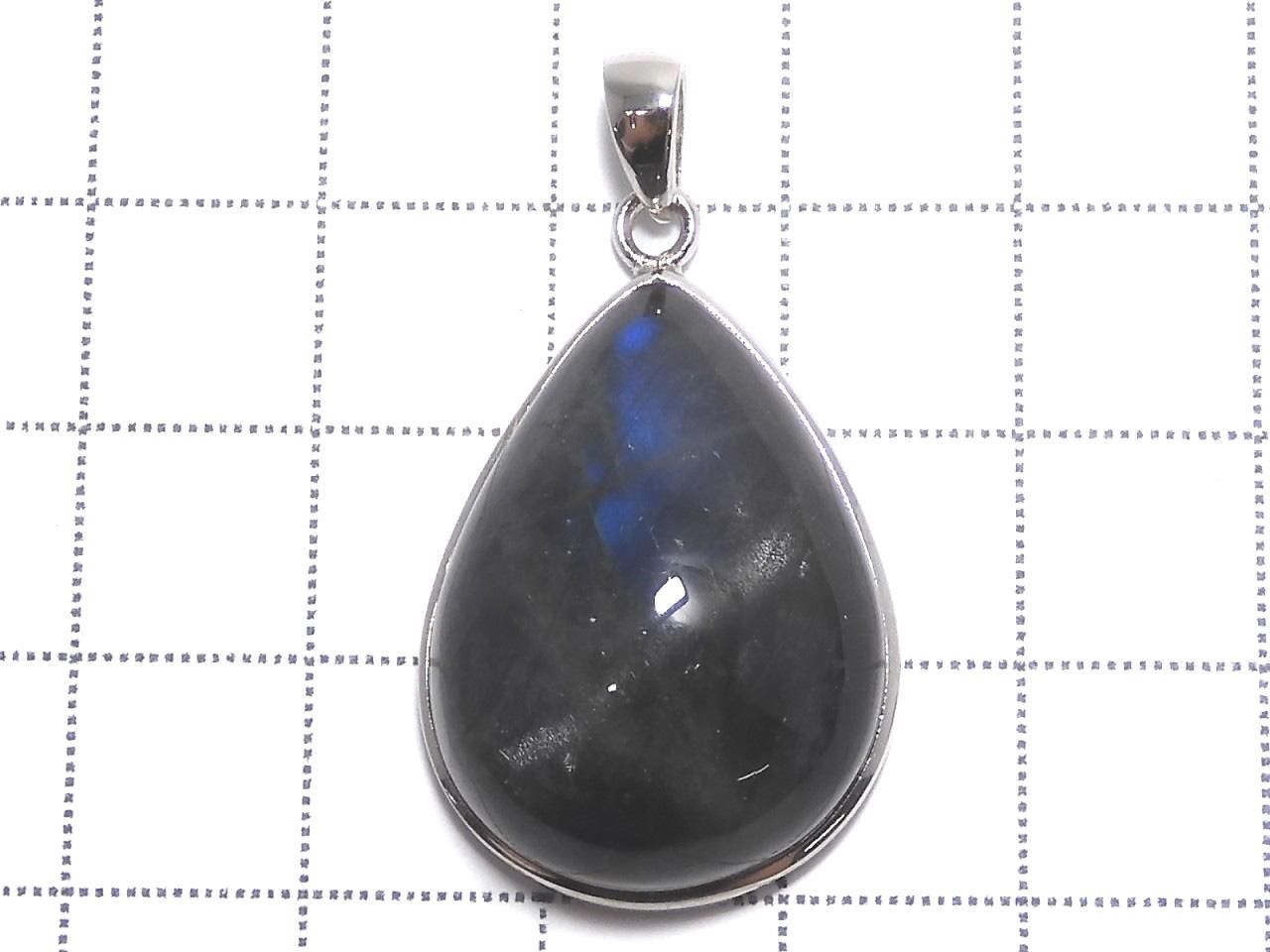 Blue Labradorite AAA Pendant Silver 925 NO.103 [One of a kind]