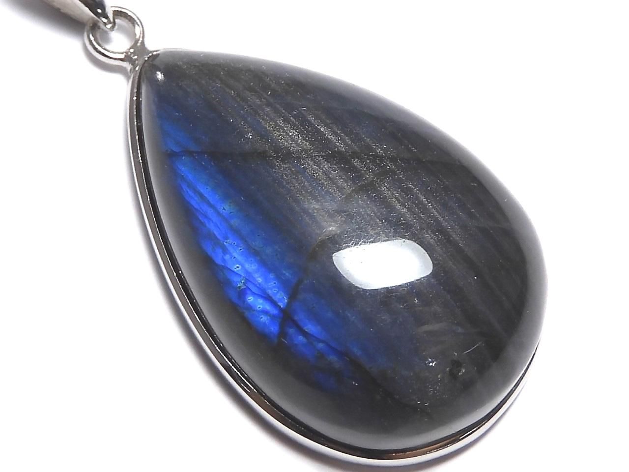 Blue Labradorite AAA Pendant Silver 925 NO.104 [One of a kind]