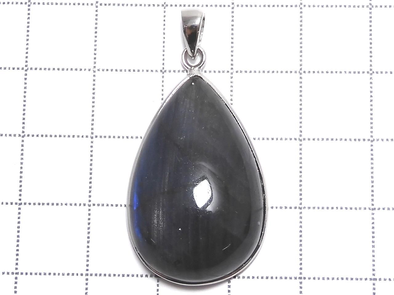 Blue Labradorite AAA Pendant Silver 925 NO.104 [One of a kind]