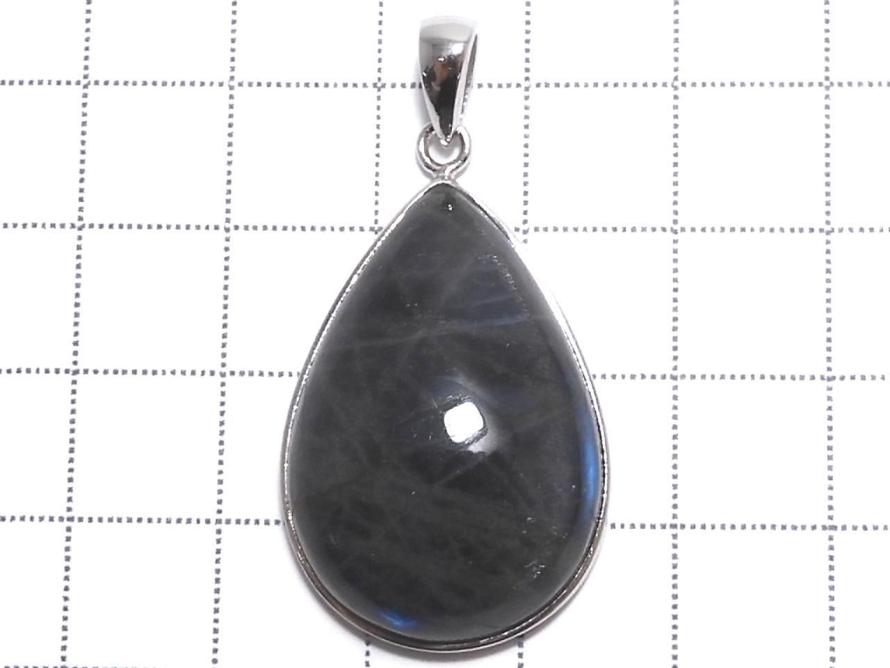Blue Labradorite AAA Pendant Silver 925 NO.105 [One of a kind]
